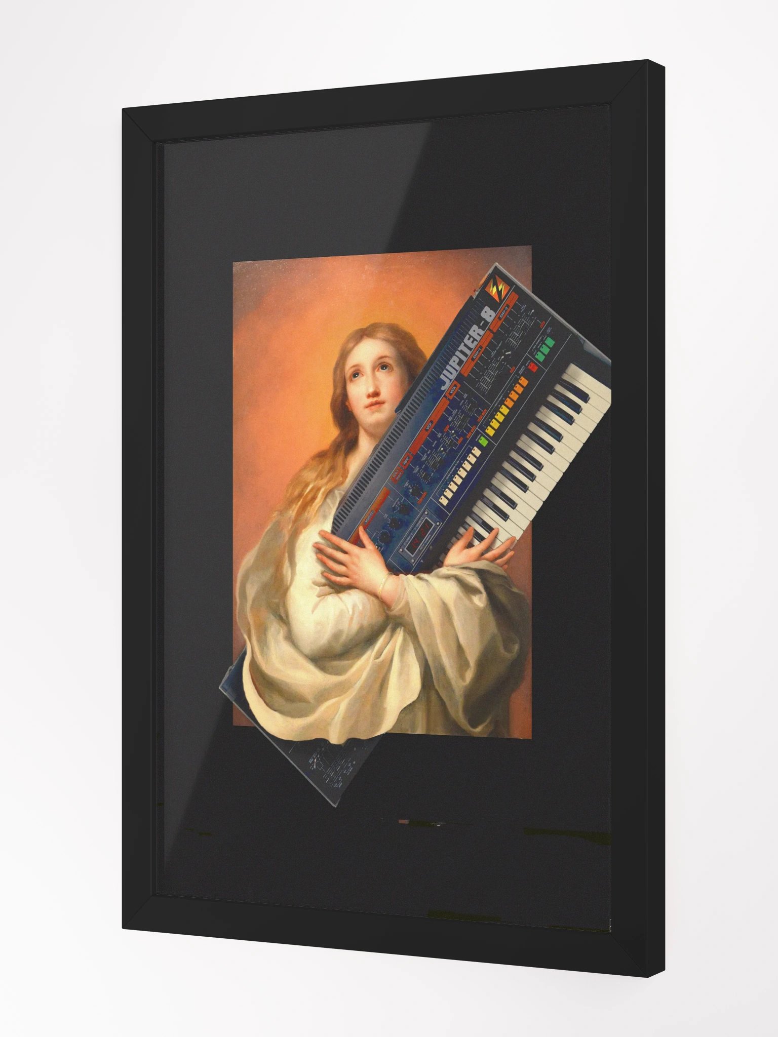 The Immaculate Jupiter Conception (Roland Jupiter 8) by Frank Fonik, , Techno EDM Framed High Quality Matte Poster product image (2)