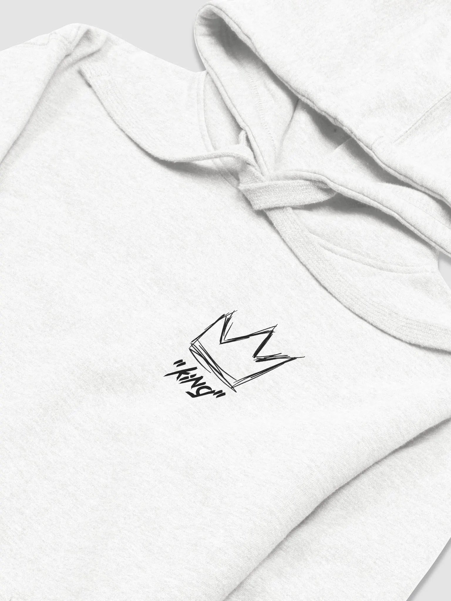 king Hoodie Wit product image (3)