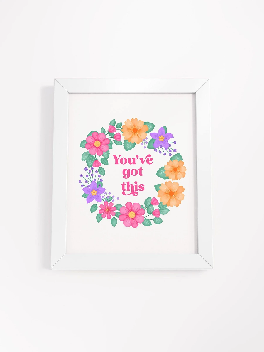 You've got this - Motivational Wall Art White product image (4)