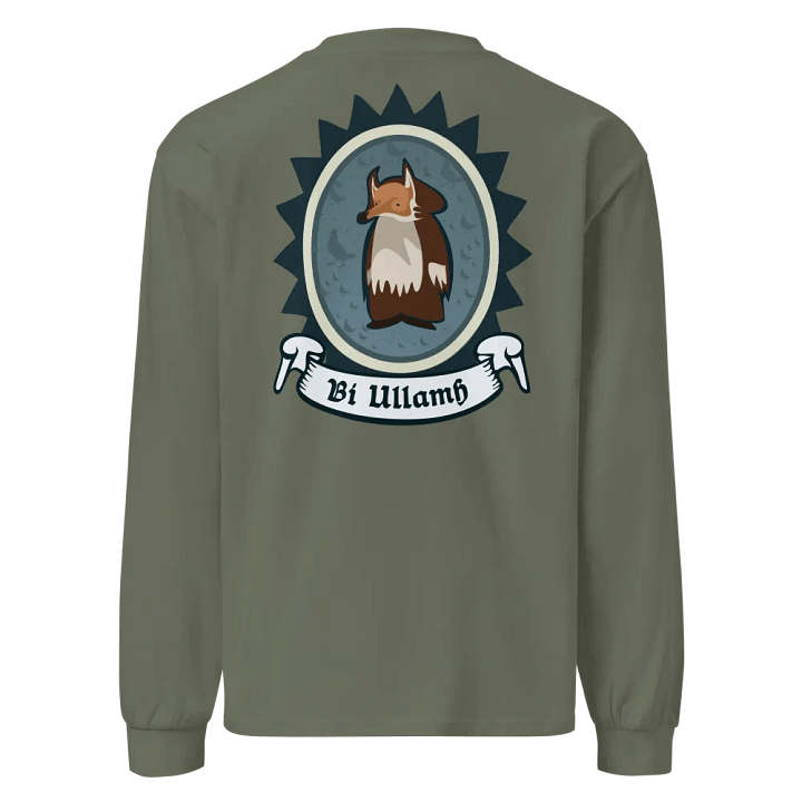 Sionnach Bí Ullamh AS Colour Premium Meáchan Trom Léine Sleeve Fada (Back Patch) product image (2)