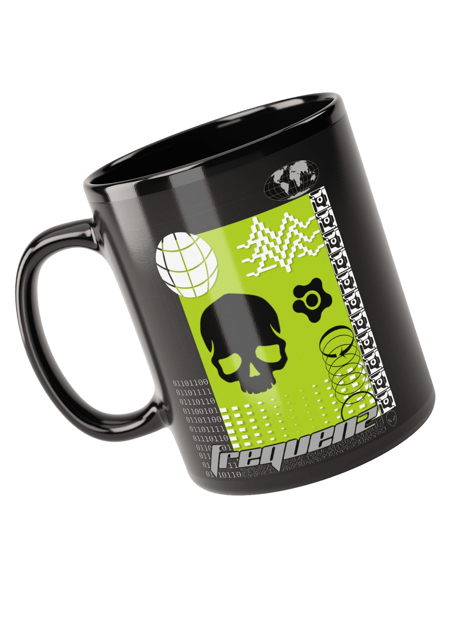 Frequenz Black Mug product image (3)