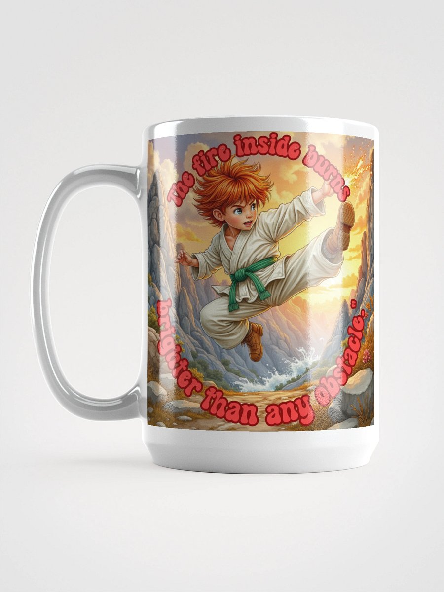 The Fire Inside – Motivational Martial Arts Mug (Double-Sided) product image (6)