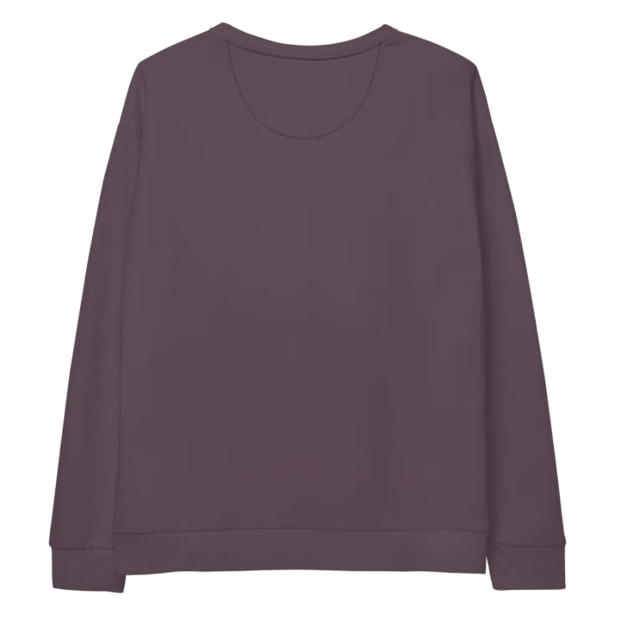 Plain Cool Purplish Brown Soft Summer Unisex Recycled Polyester Heavyweight Premium Sweatshirt by Treasure Pie product image (12)