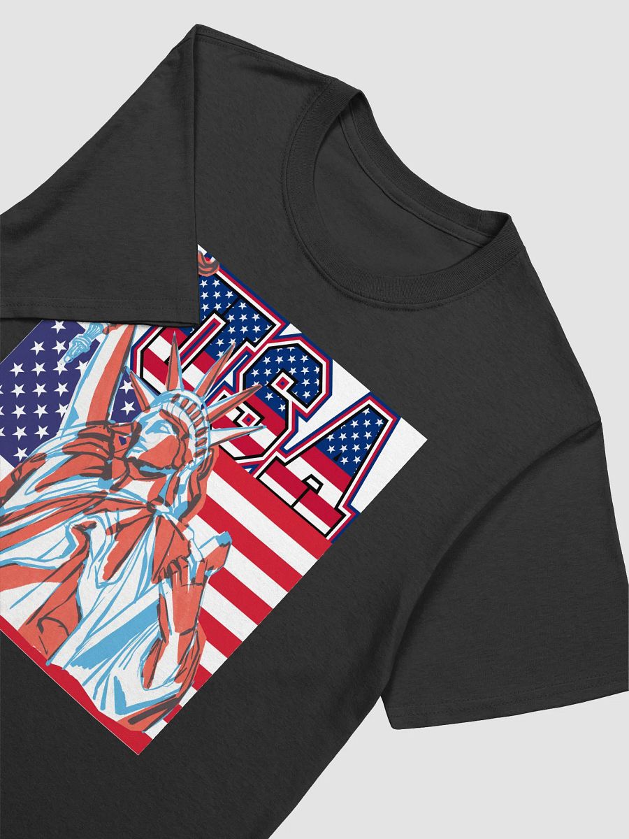 Man T-Shirt USA Statue of Liberty Unisex Softstyle T-Shirt product image (3)