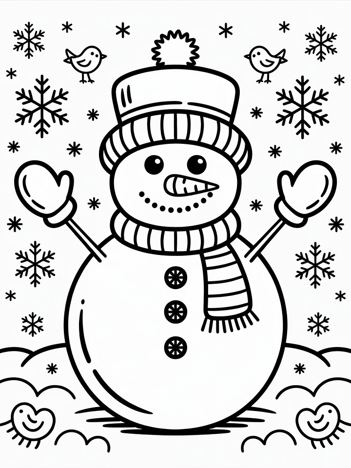 Winter Wonderland Coloring Book product image (2)