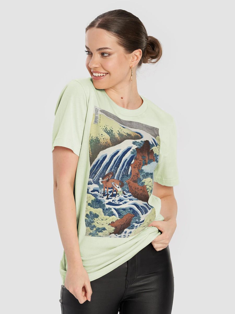 Yoshitsune Falls Print Bella+Canvas Unisex Supersoft T-Shirt product image (80)