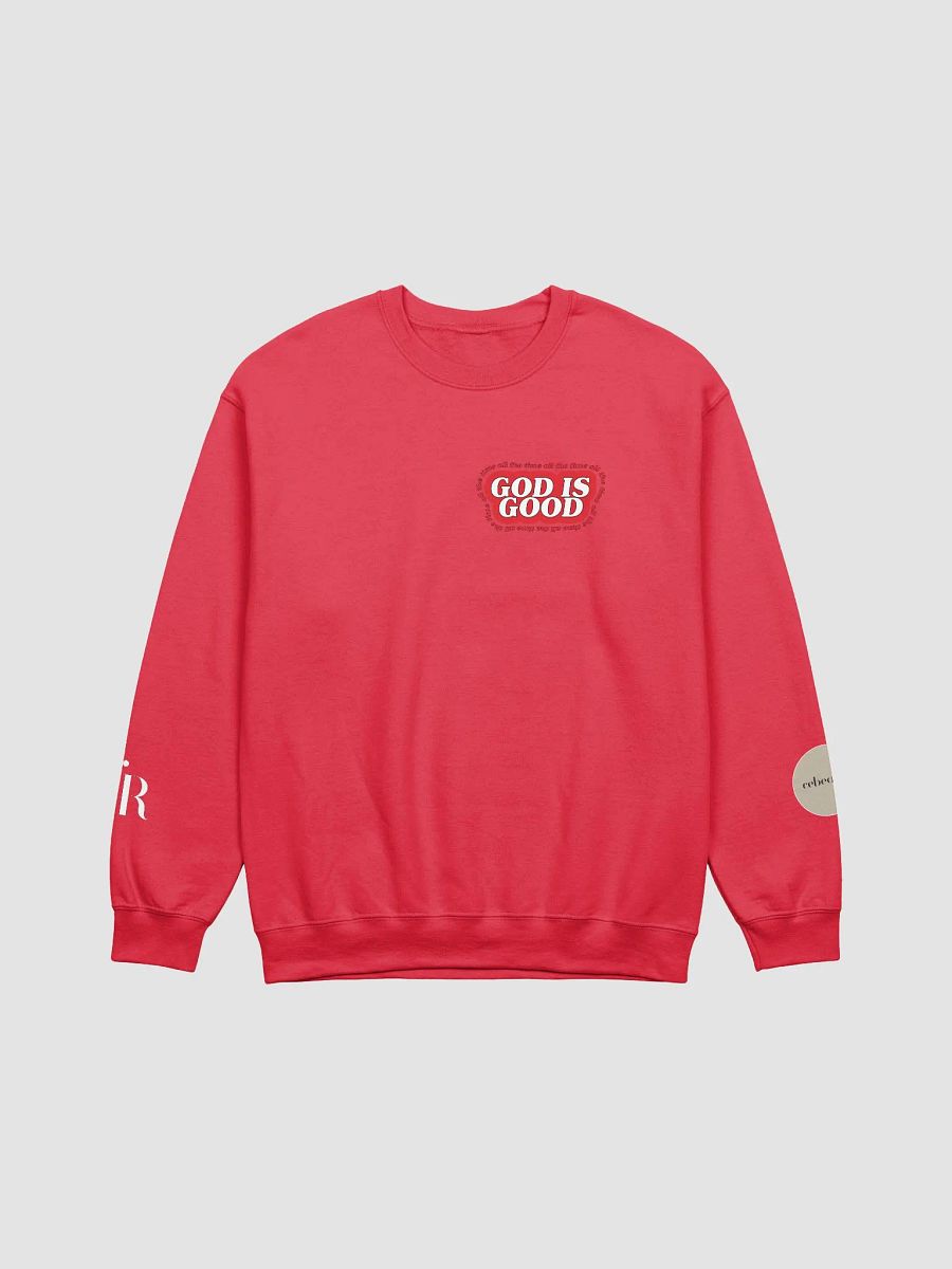 RED God is Good Sweatshirt product image (1)