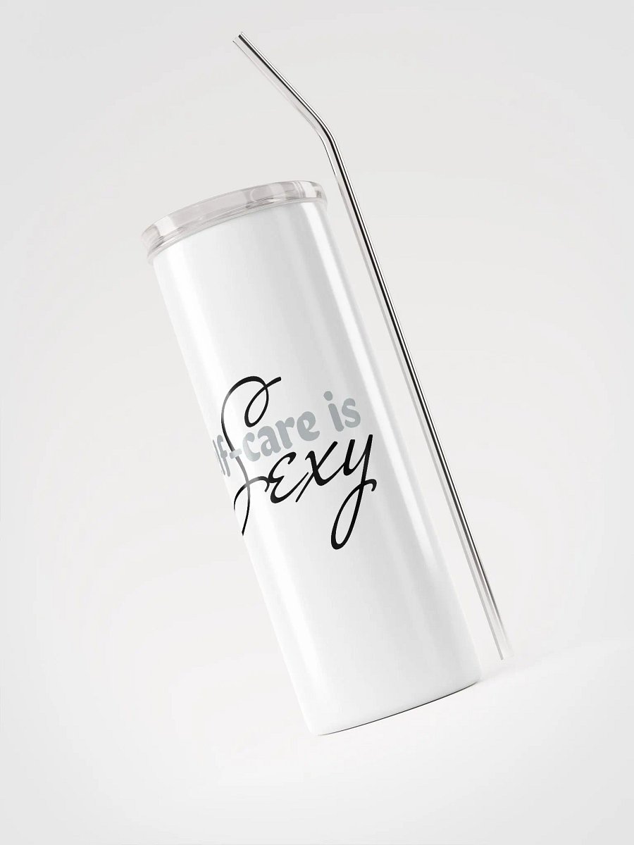 Self-care is sexy - Bottle With Straw product image (3)