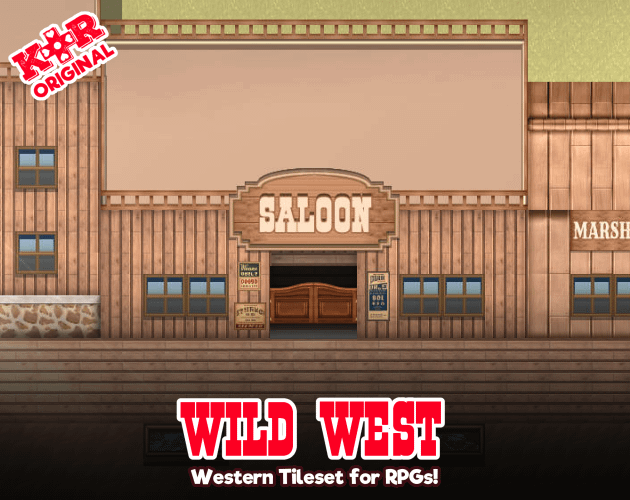 KR Wild West Tileset for RPGs product image (1)