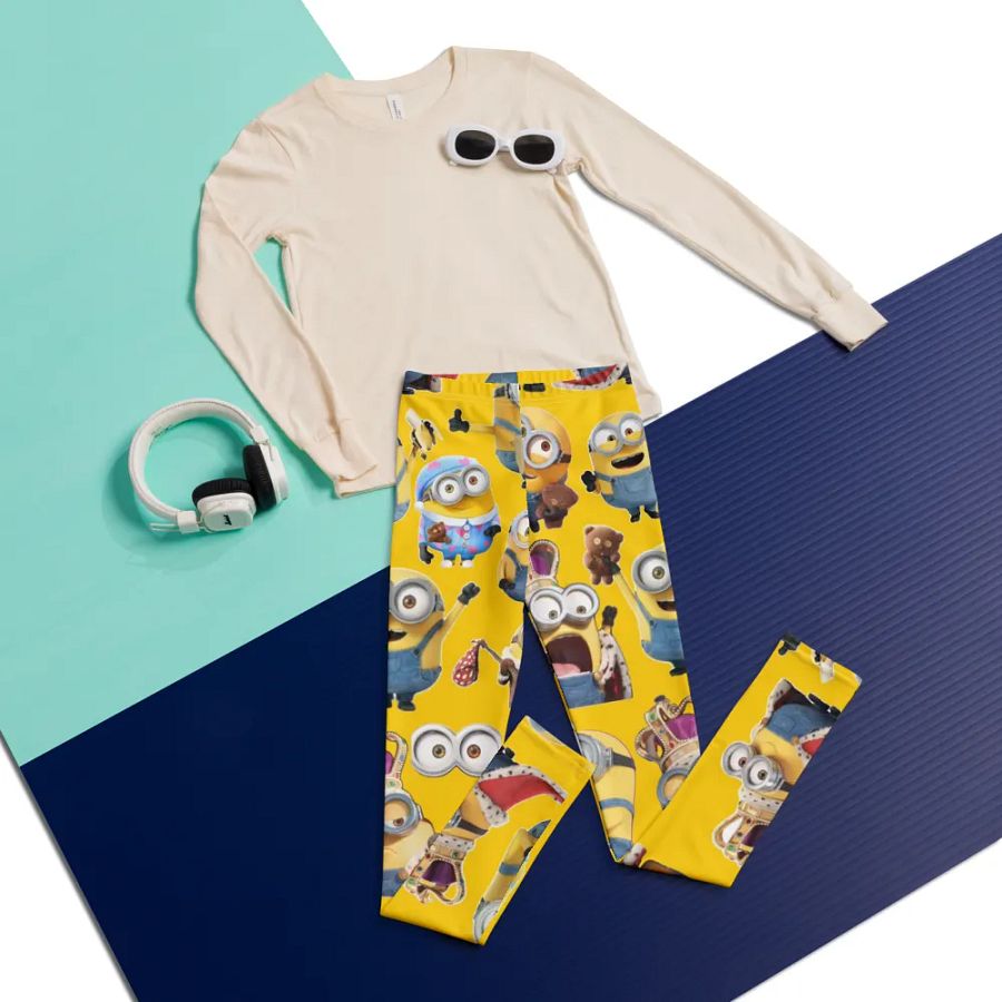 Kids Leggings – Minions Print for Playful & Fun Style product image (5)