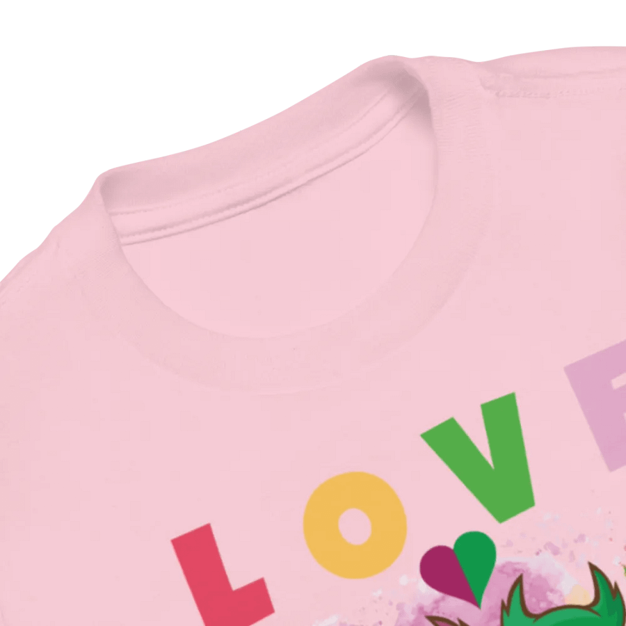 Love Colorful Funny Cute Bella +Canvas Toddler T-Shirt – Best Gift for Kids product image (6)