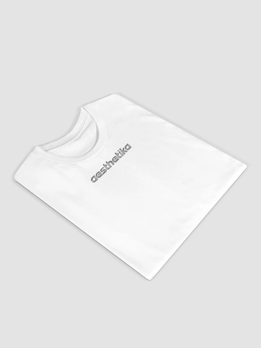 Reflective Chrome aesthetika Premium White Shirt product image (3)