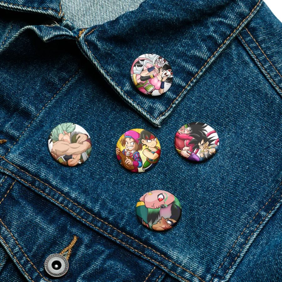 Dandelion & Bardock Pin Badges product image (16)