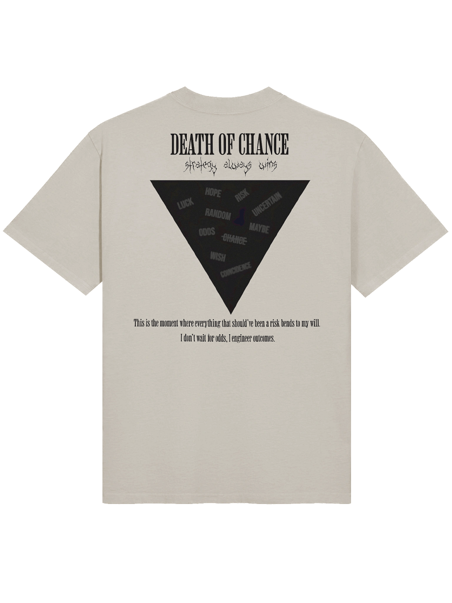 Magigio Death of Chance “Calculated” Oversized Faded Tee (Black) product image (4)