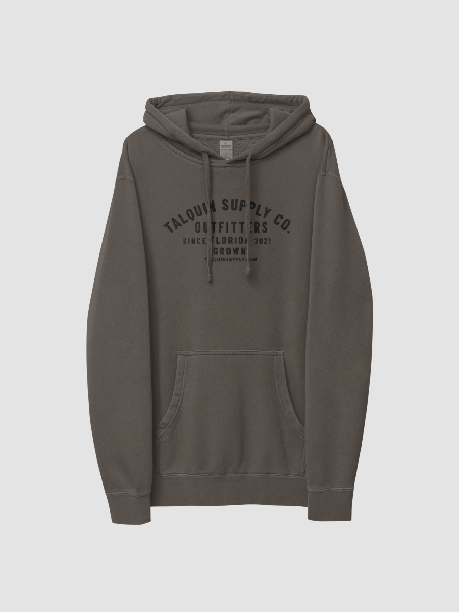 Talquin Embroidered Pigment Dyed Hoodie product image (3)