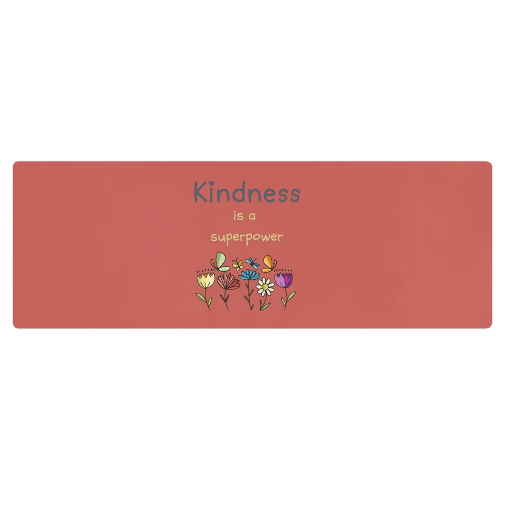 Kindness Superpower Yoga Mat product image (1)
