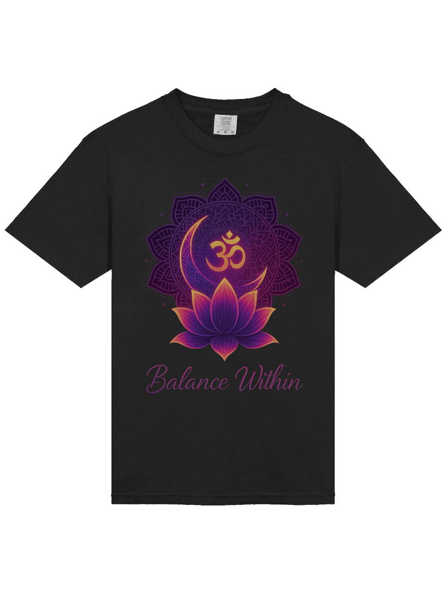 Balance Within – Lotus Meditation Tee product image (3)