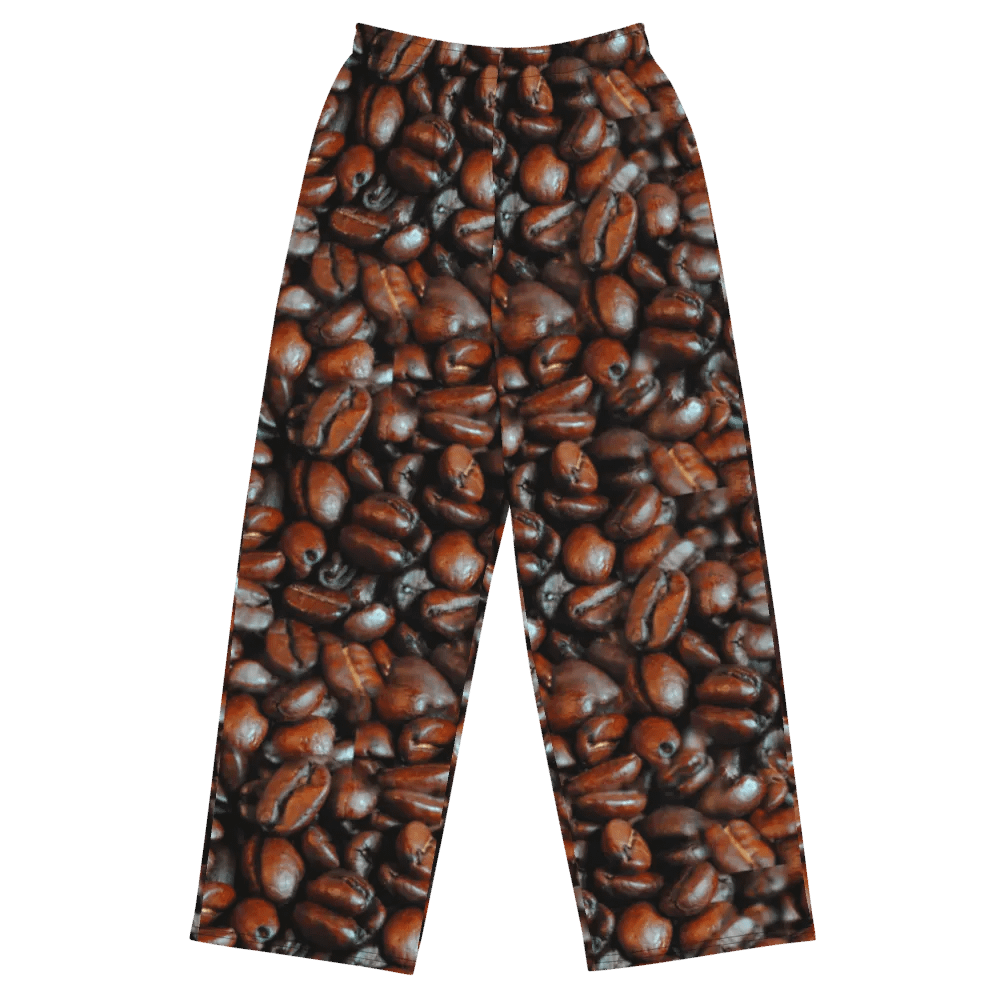 Coffee Beans Pattern Wideleg Pants product image (2)