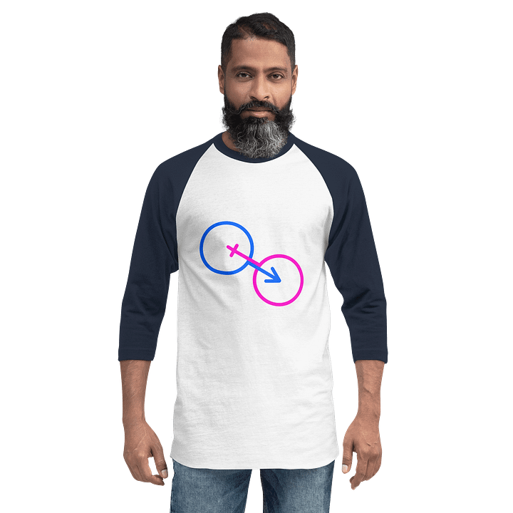 Two Gender Symbols Raglan Tee product image (2)