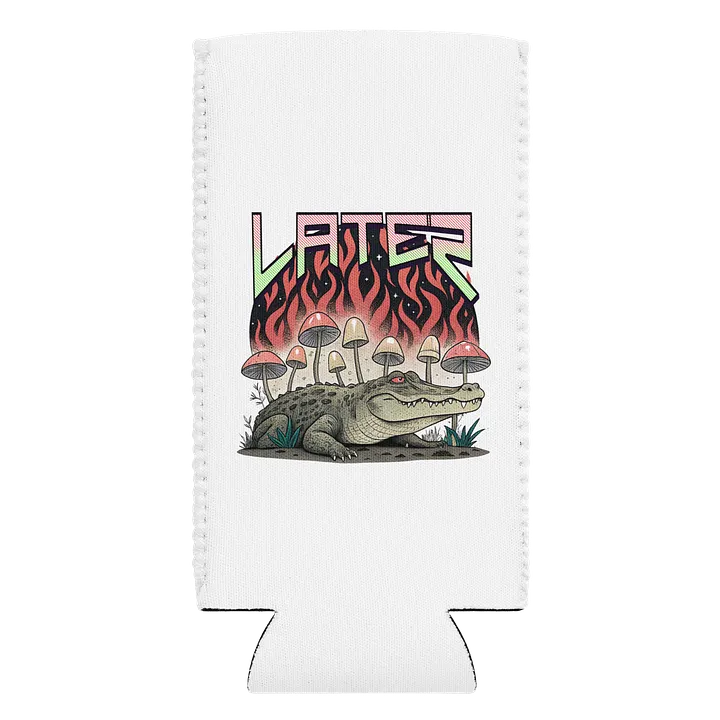 Later Alligator Mushroom Crocodile Can Cooler product image (1)