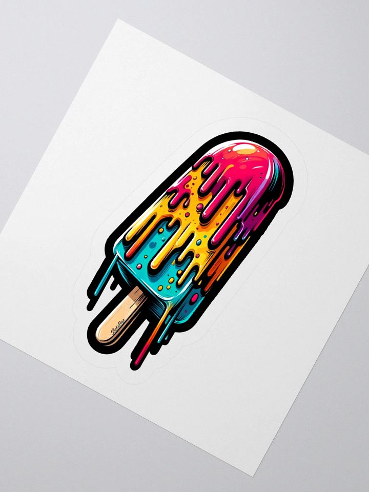 Melted Popsicle Summer Sticker product image (2)