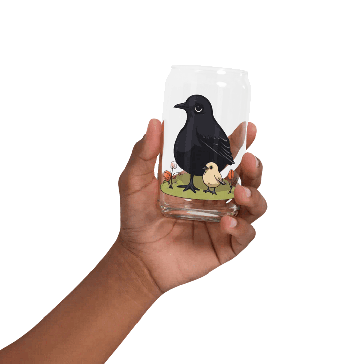 Can-Shaped Glass 🖤 Adorable Feathered Friends product image (32)