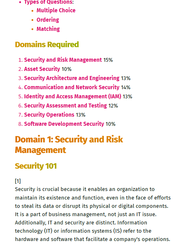 CISSP Study Notes (Unofficial) product image (2)