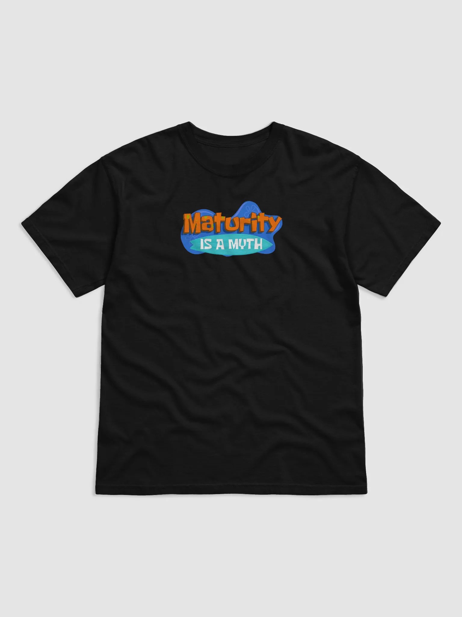 Maturity Is A Myth Black Tropical Tee product image (1)