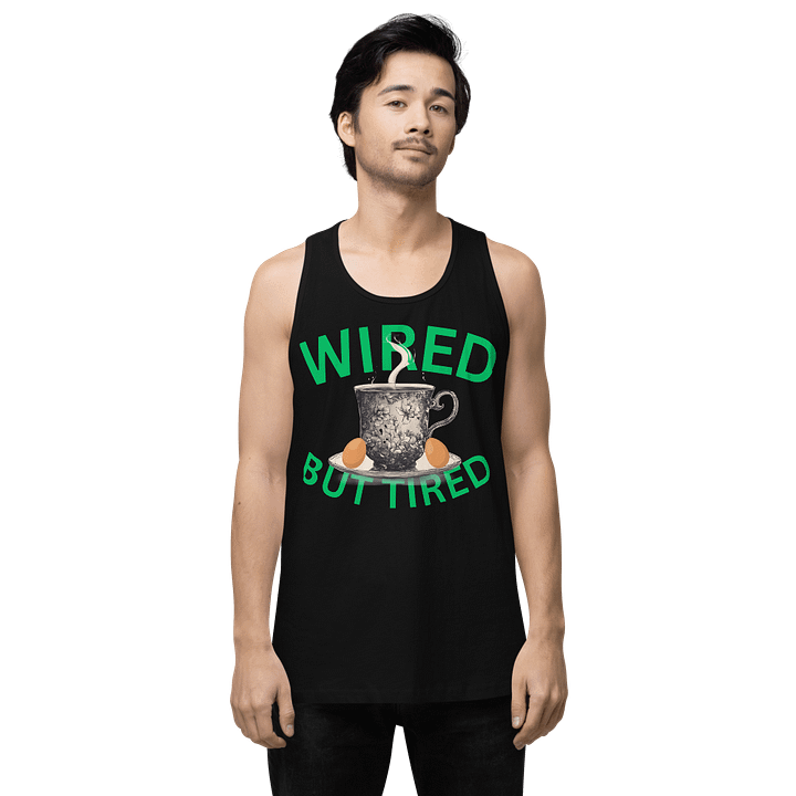 Wired But Tired Tank Top product image (1)