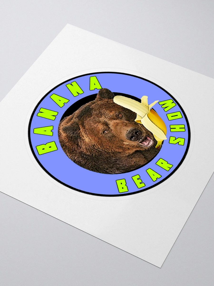 Banana Bear Show Logo Stickers product image (3)