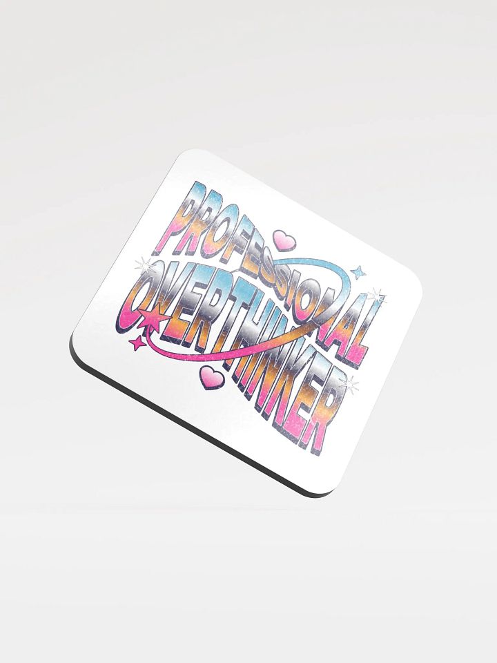 Professional Overthinker Whimsical Coaster product image (1)