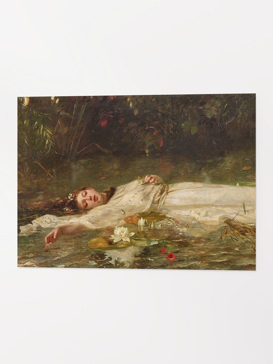 ''Ophelia'' by Friedrich Wilhelm Theodor Heyser Poster product image (4)