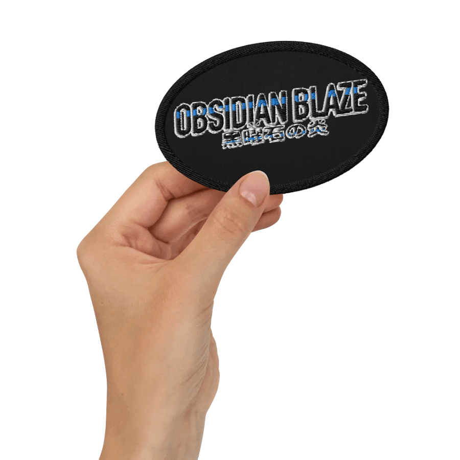 Obsidian Blaze Logo Patch product image (2)
