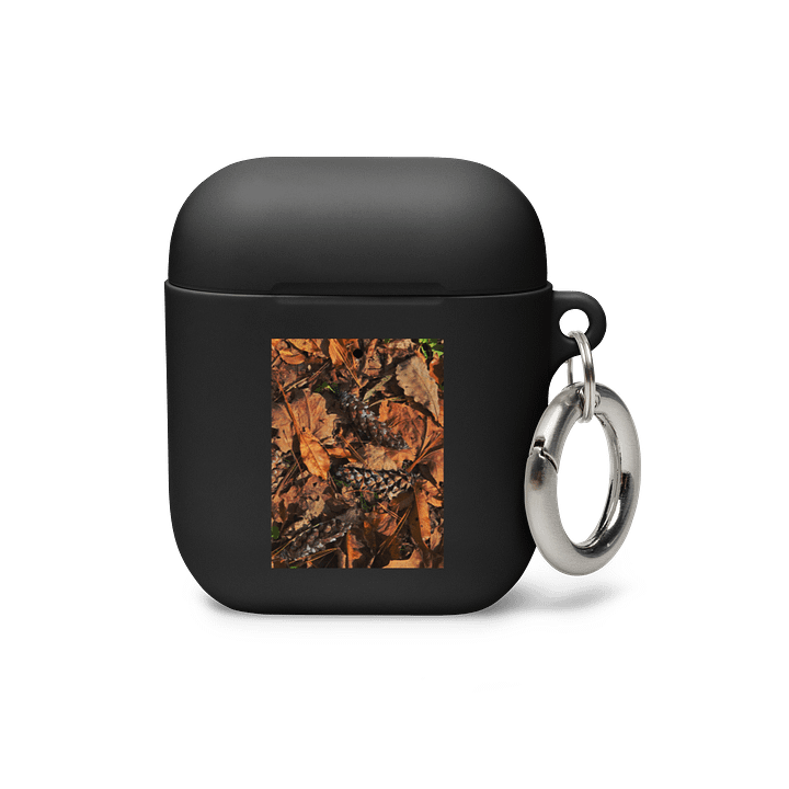 Autumn Whispers AirPods Case black product image (1)