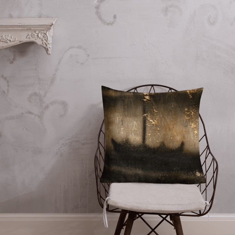 Premium-Kissen - Graffiti gold product image (3)