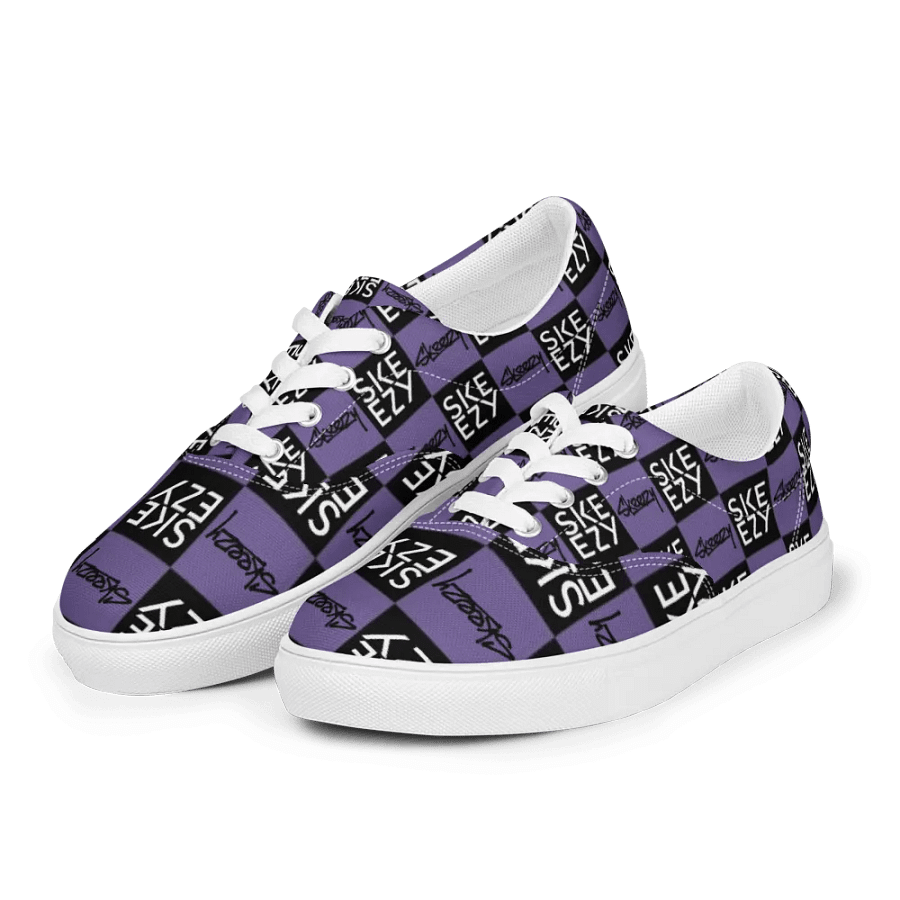 Checkered Skeezy Lace-Up Shoes PUR/BLK (Men's) product image (5)