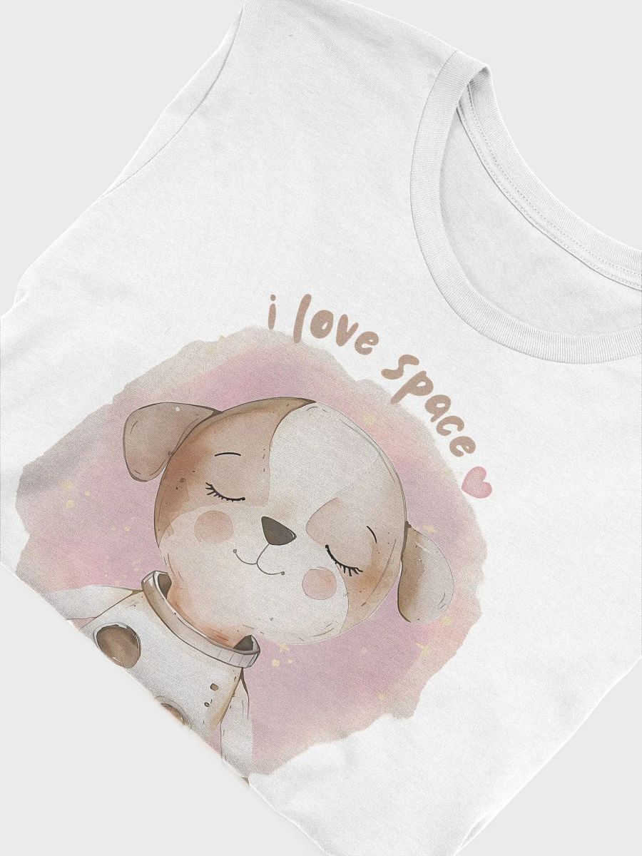 I Love Space Puppy Astronaut T-shirt product image (5)