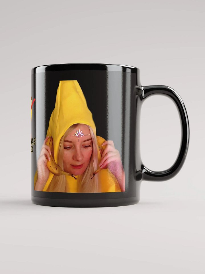 No bananas allowed black mug product image (1)