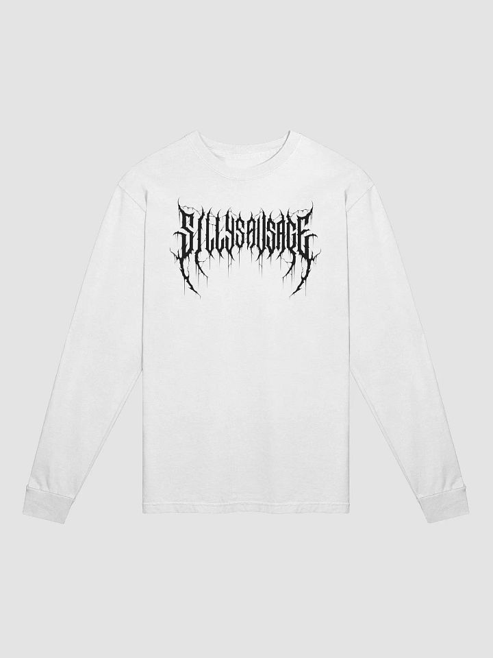 Sillysau5age Deathmetal Longsleeve T-Shirt (Black) product image (1)