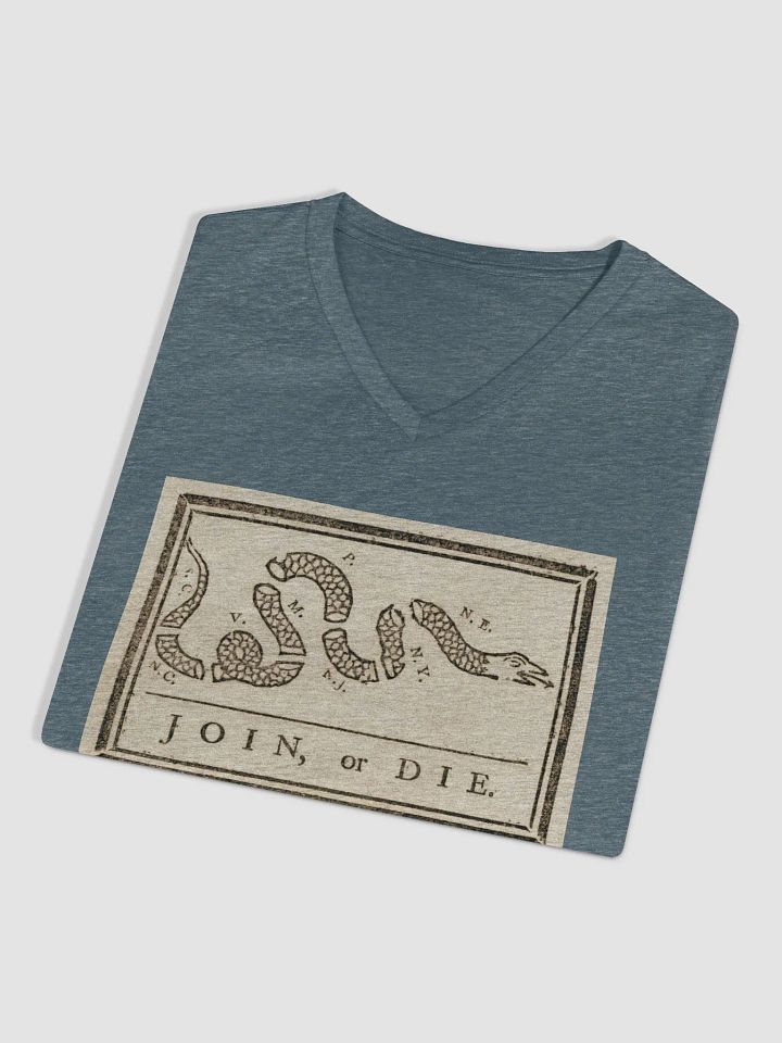 Womens V-neck "Join or Die" Tee product image (2)