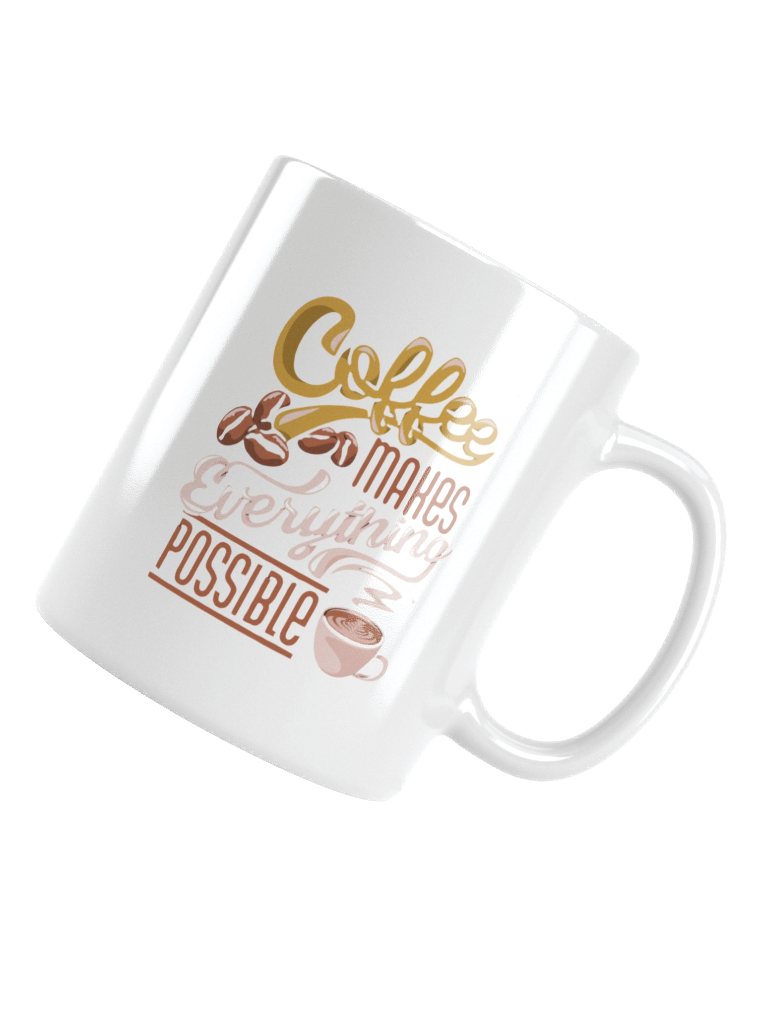 Coffee Inspiration White Glossy Mug product image (5)