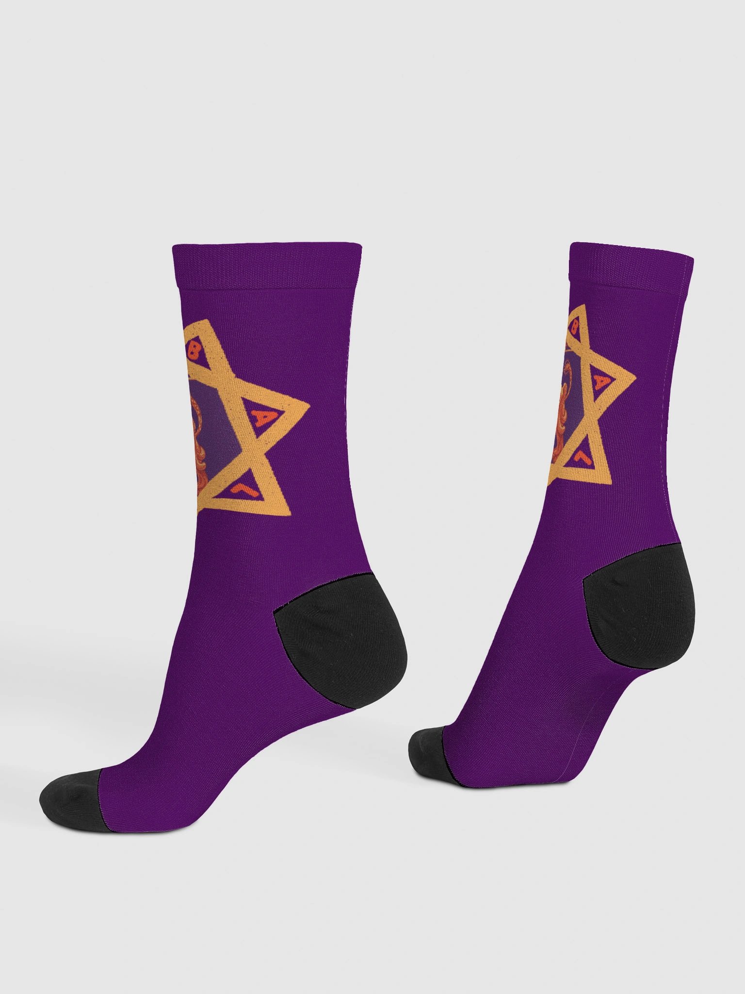 Scarlet and Purple Crew Socks product image (4)