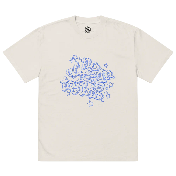 Starry Night Sky "No Dream Too Big" Oversized Tee product image (1)