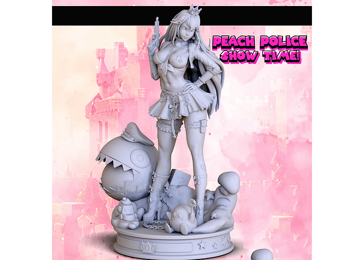 3D Printed: Peach Police SFW product image (2)