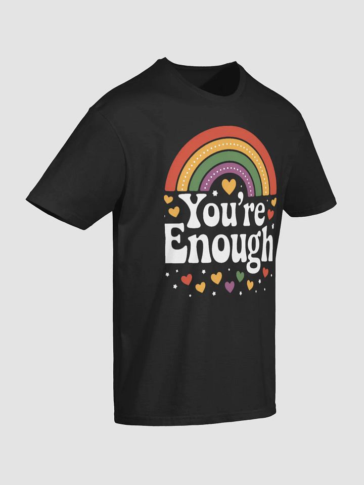 You're Enough Retro Rainbow Pride T-Shirt product image (5)