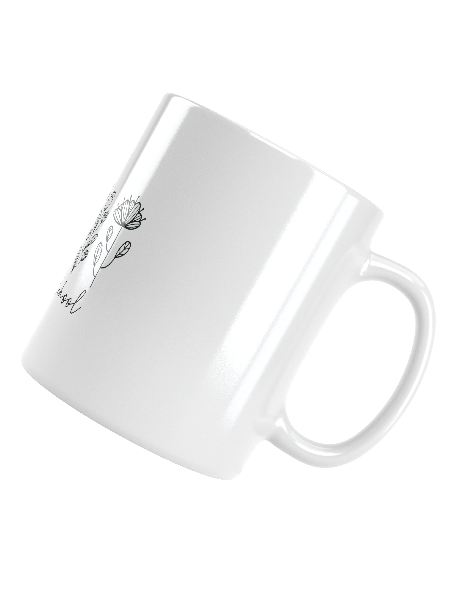 Pioneer School 2025 Mug with Floral Line Art – JW Ministry Gift product image (5)