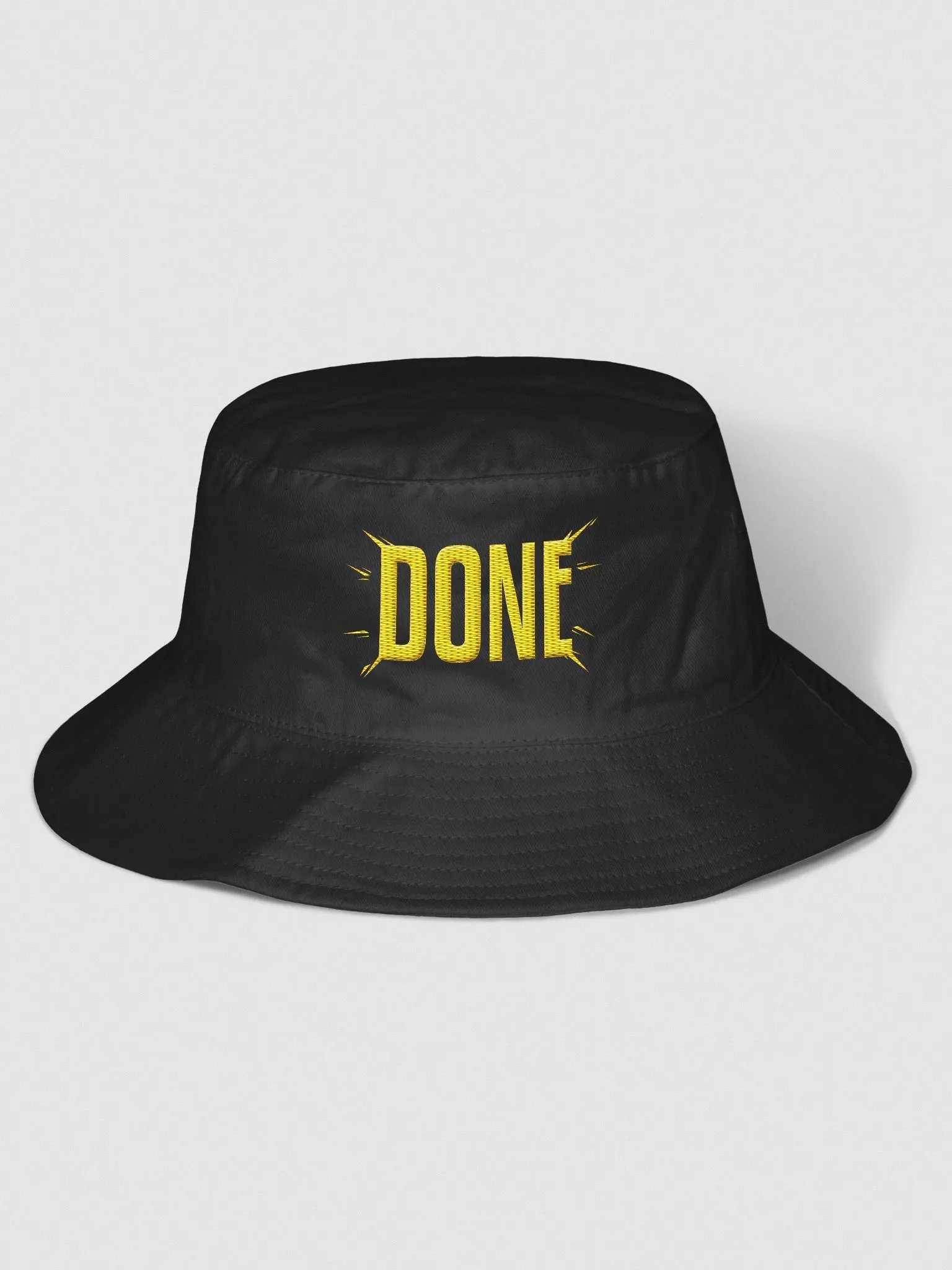 'DONE' Gold Bucket Hat product image (3)