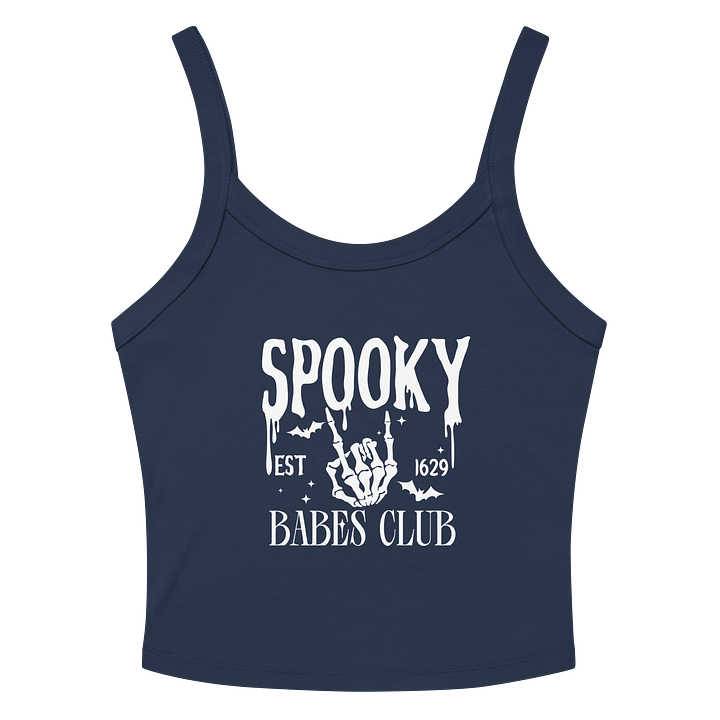 spooky babes club ribbed tank product image (2)