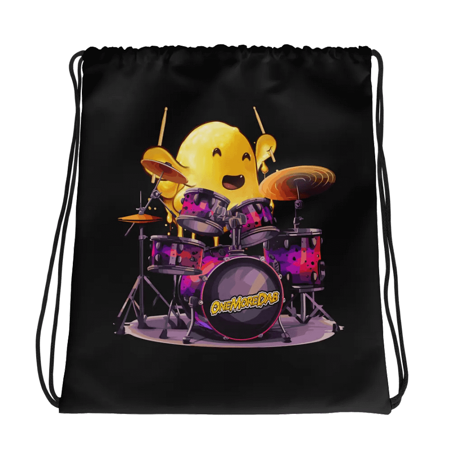 Drumming Globert Draw-String Bag product image (1)