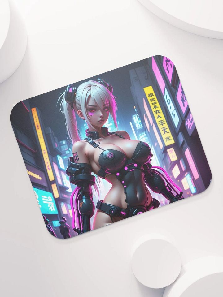 Neon Cyberpunk Mouse Pad product image (1)